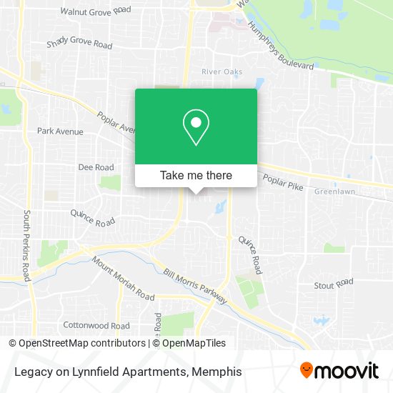 Legacy on Lynnfield Apartments map