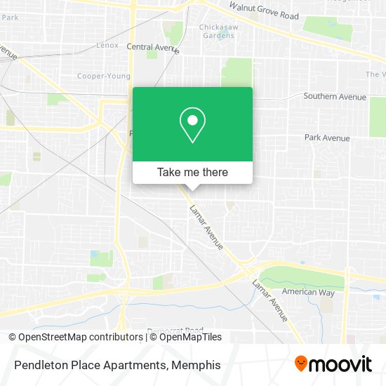 Pendleton Place Apartments map