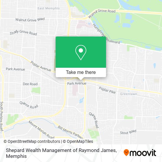 Mapa de Shepard Wealth Management of Raymond James