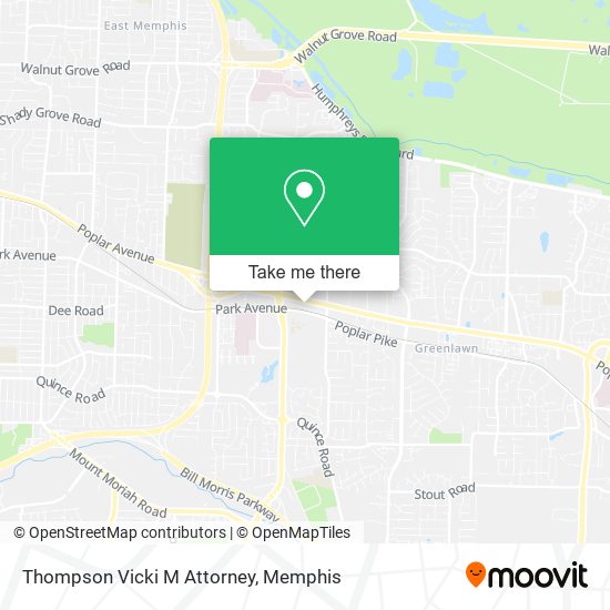 Mapa de Thompson Vicki M Attorney