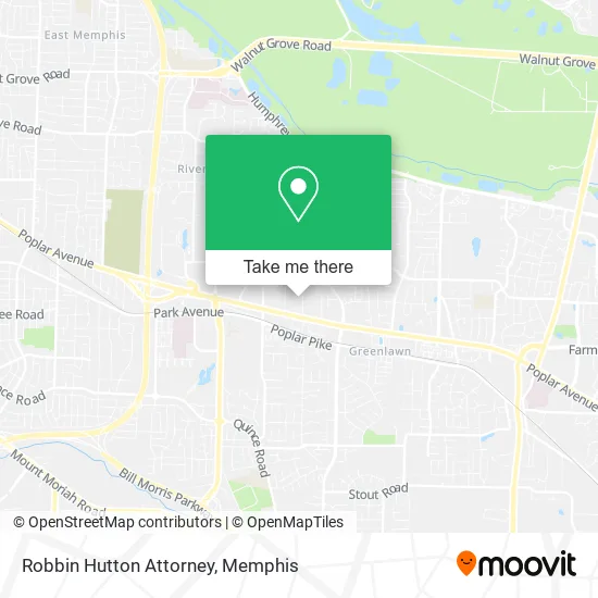 Robbin Hutton Attorney map