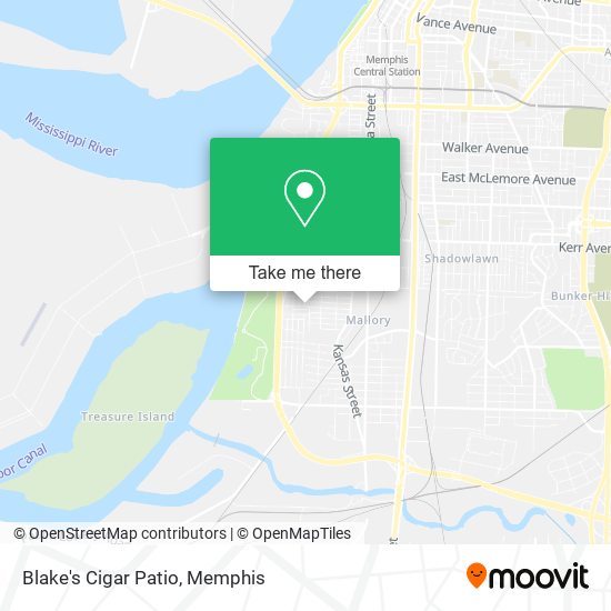 Blake's Cigar Patio map