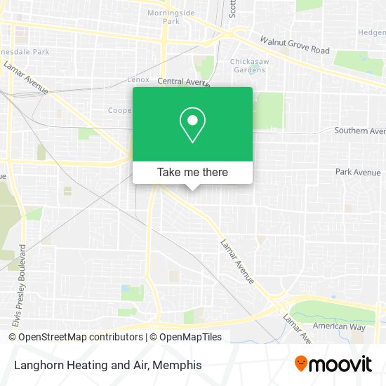 Langhorn Heating and Air map