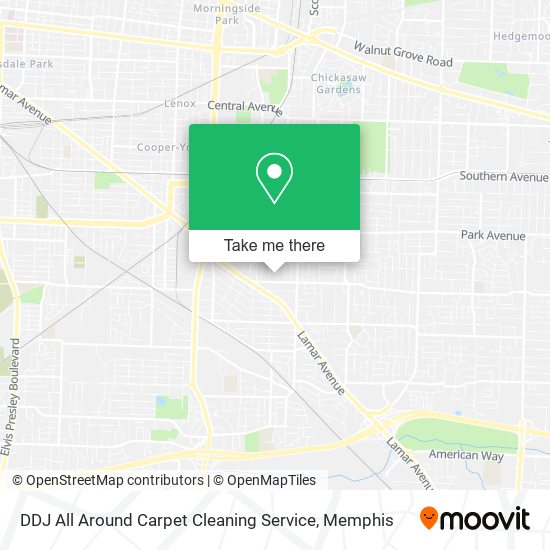 DDJ All Around Carpet Cleaning Service map