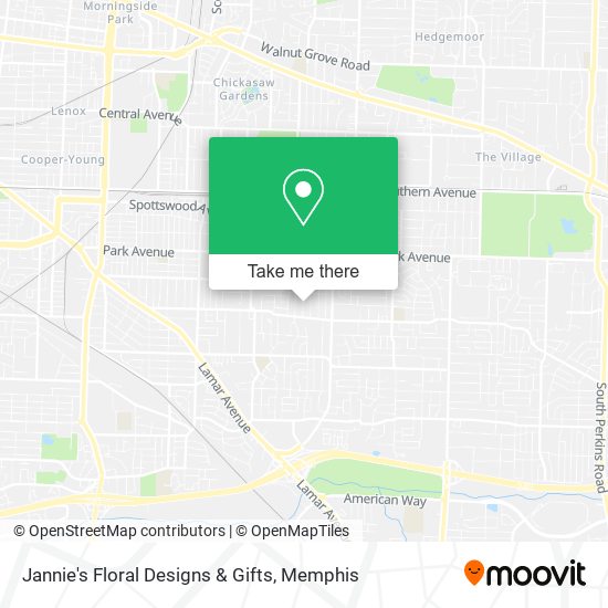 Mapa de Jannie's Floral Designs & Gifts