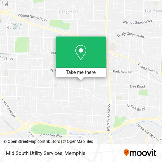 Mapa de Mid South Utility Services