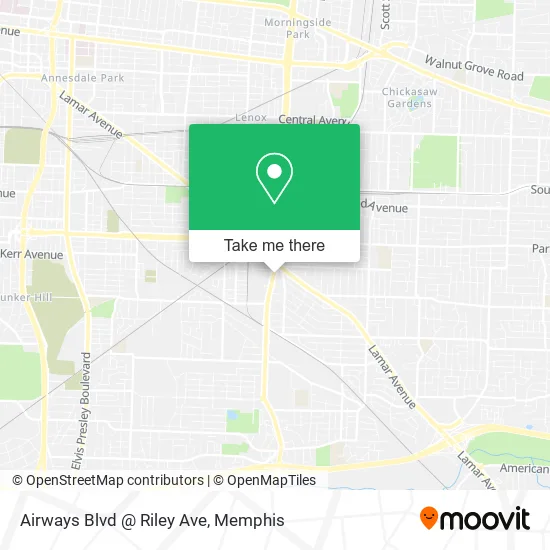 Airways Blvd @ Riley Ave map