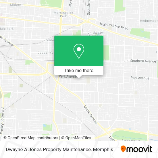 Dwayne A Jones Property Maintenance map