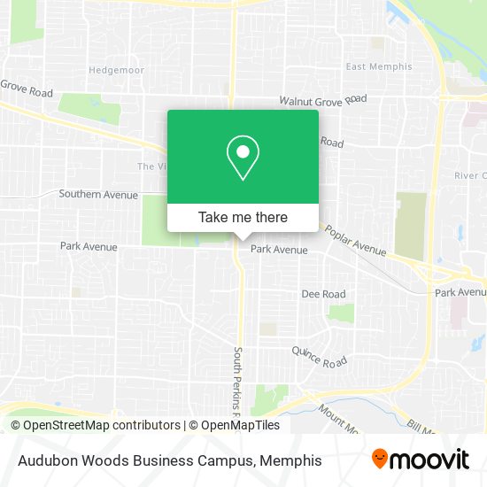 Audubon Woods Business Campus map