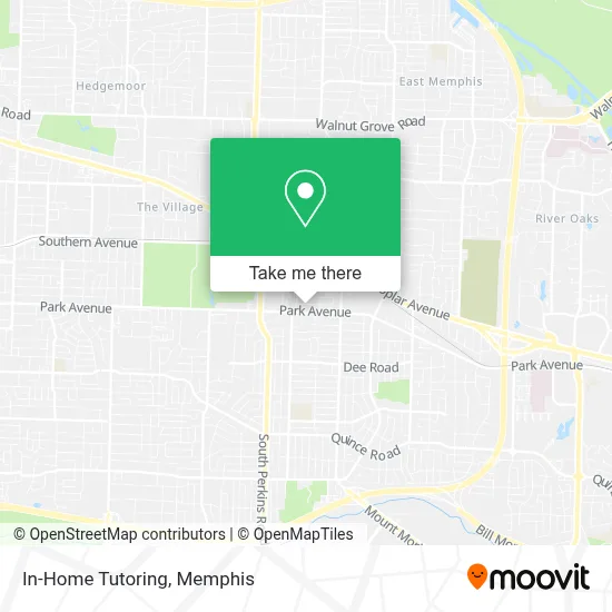 In-Home Tutoring map
