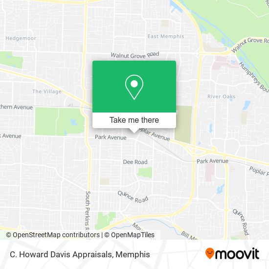 C. Howard Davis Appraisals map