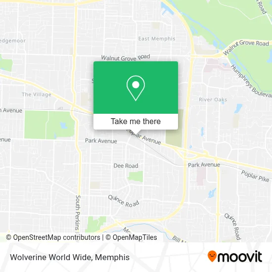 Wolverine World Wide map