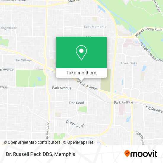 Dr. Russell Peck DDS map