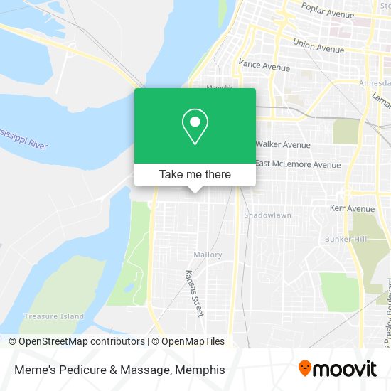 Meme's Pedicure & Massage map