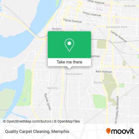 Quality Carpet Cleaning map