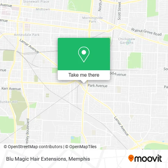 Blu Magic Hair Extensions map