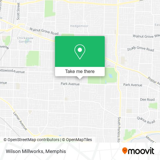 Mapa de Wilson Millworks