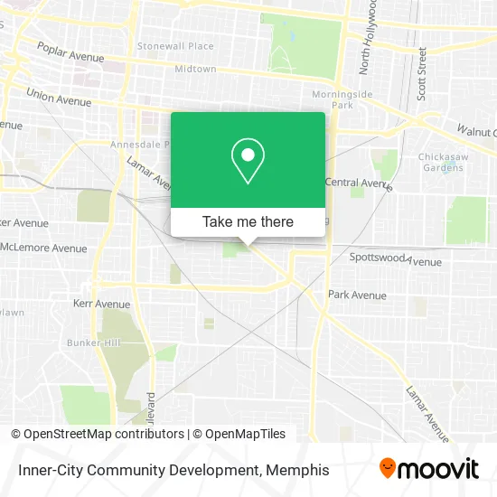 Inner-City Community Development map