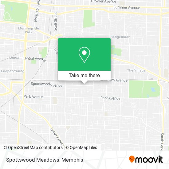 Mapa de Spottswood Meadows