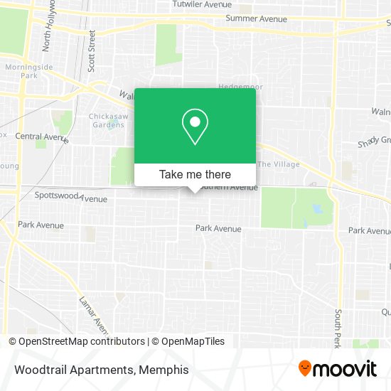 Woodtrail Apartments map