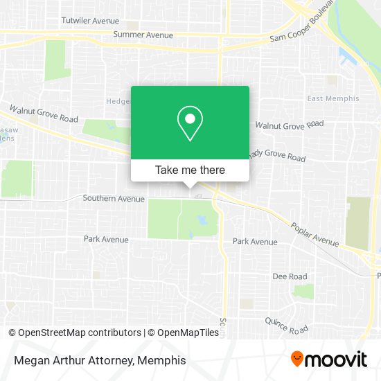Megan Arthur Attorney map
