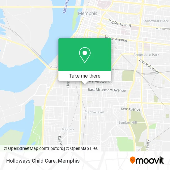 Mapa de Holloways Child Care