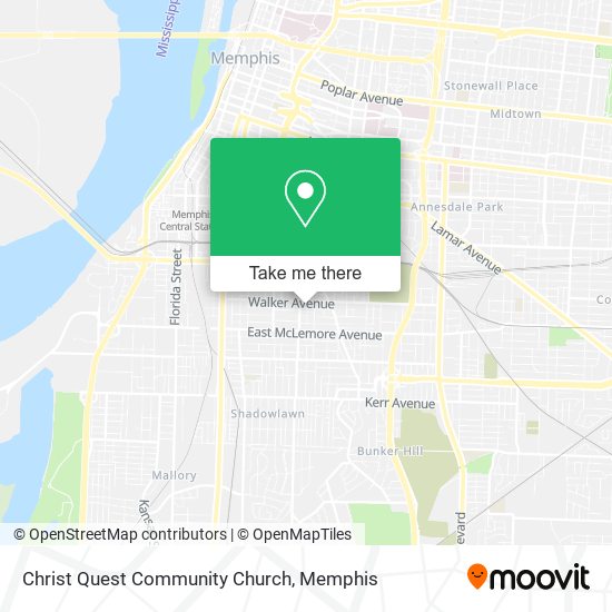 Mapa de Christ Quest Community Church