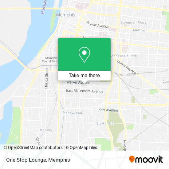 One Stop Lounge map