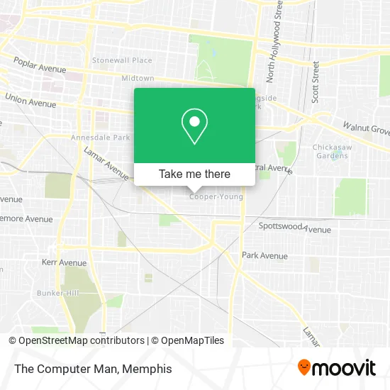 The Computer Man map