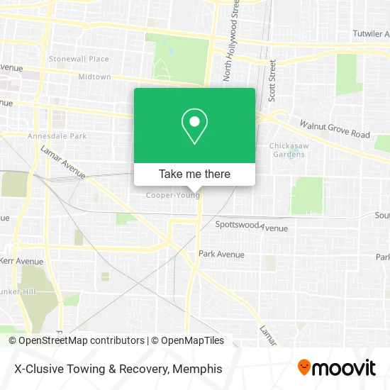 X-Clusive Towing & Recovery map