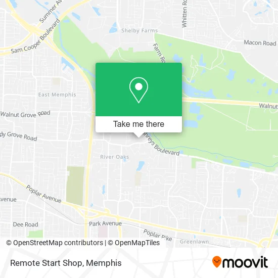 Remote Start Shop map