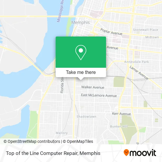 Top of the Line Computer Repair map