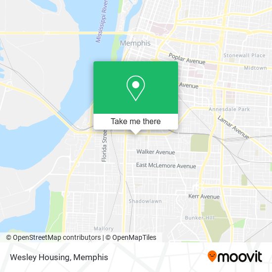 Mapa de Wesley Housing