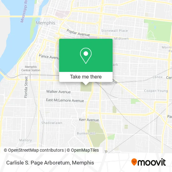 Mapa de Carlisle S. Page Arboretum