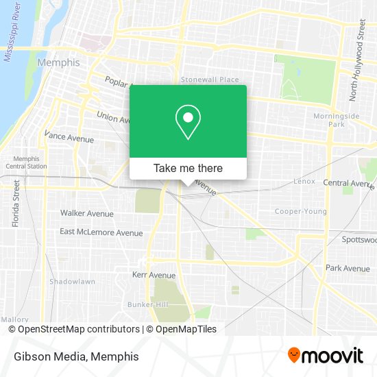 Gibson Media map