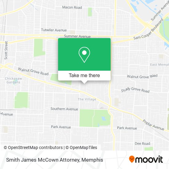 Mapa de Smith James McCown Attorney