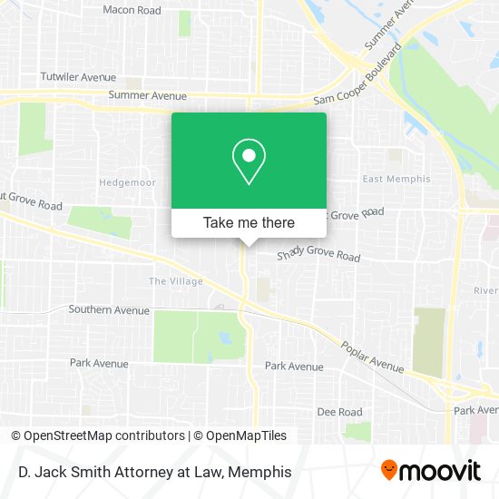 D. Jack Smith Attorney at Law map