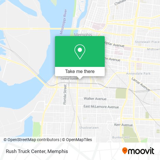 Mapa de Rush Truck Center