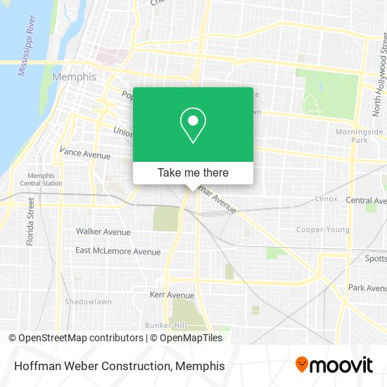 Hoffman Weber Construction map