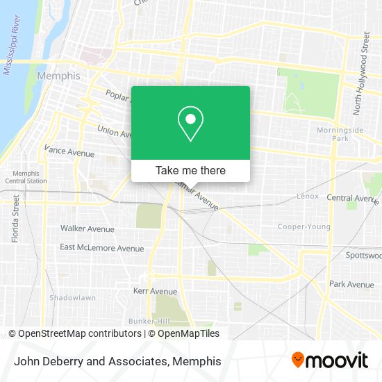 John Deberry and Associates map