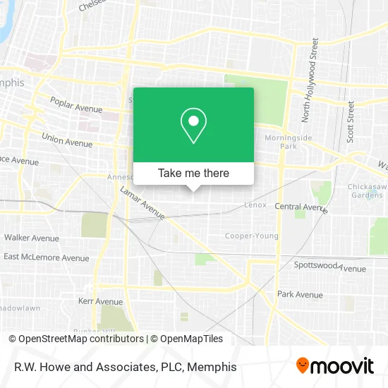 Mapa de R.W. Howe and Associates, PLC