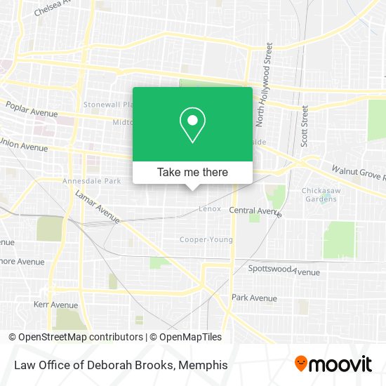 Law Office of Deborah Brooks map