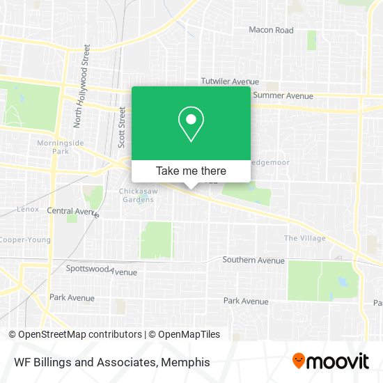 Mapa de WF Billings and Associates