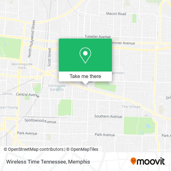 Wireless Time Tennessee map