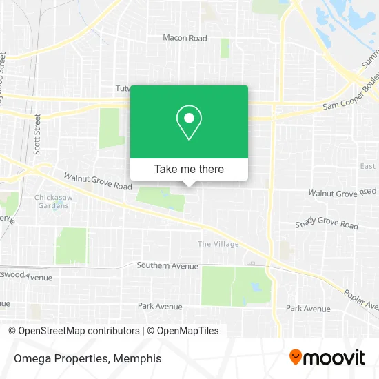 Omega Properties map