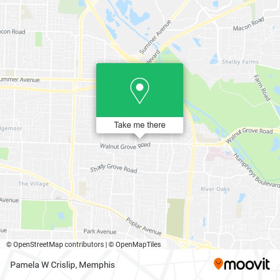 Mapa de Pamela W Crislip