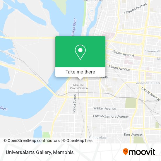 Mapa de Universalarts Gallery