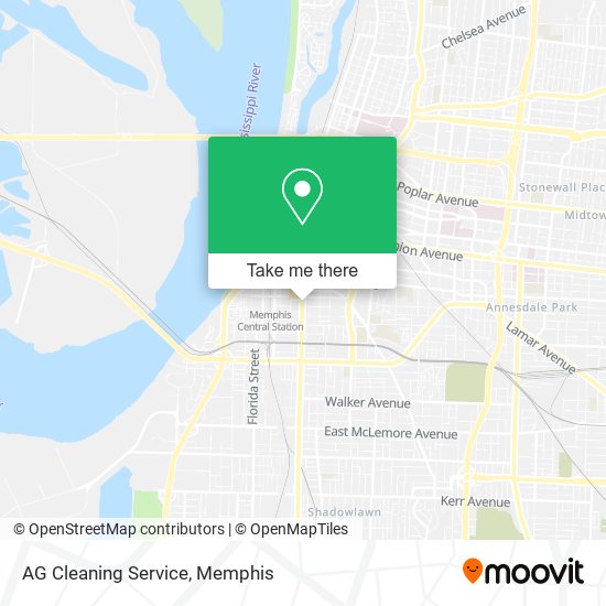 AG Cleaning Service map
