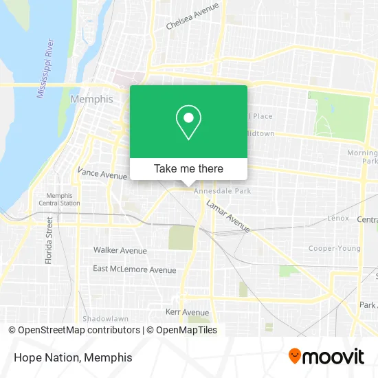 Mapa de Hope Nation