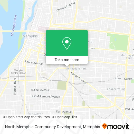 North Memphis Community Development map